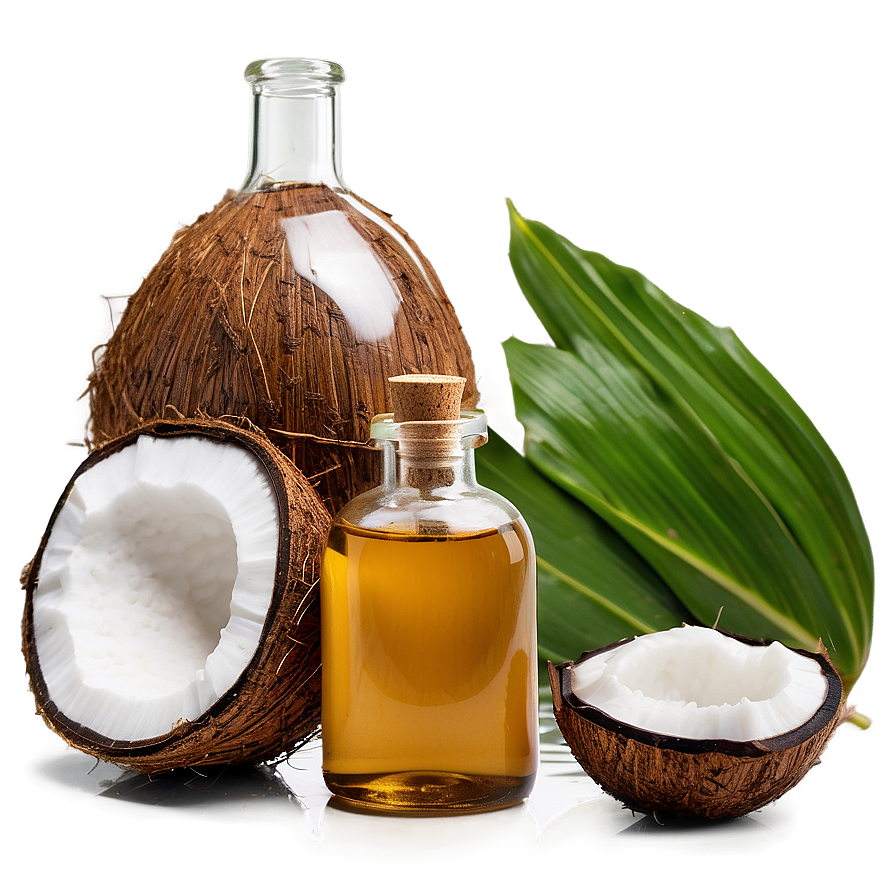 Coconut Oil Massage Blend Png 06262024 PNG Image