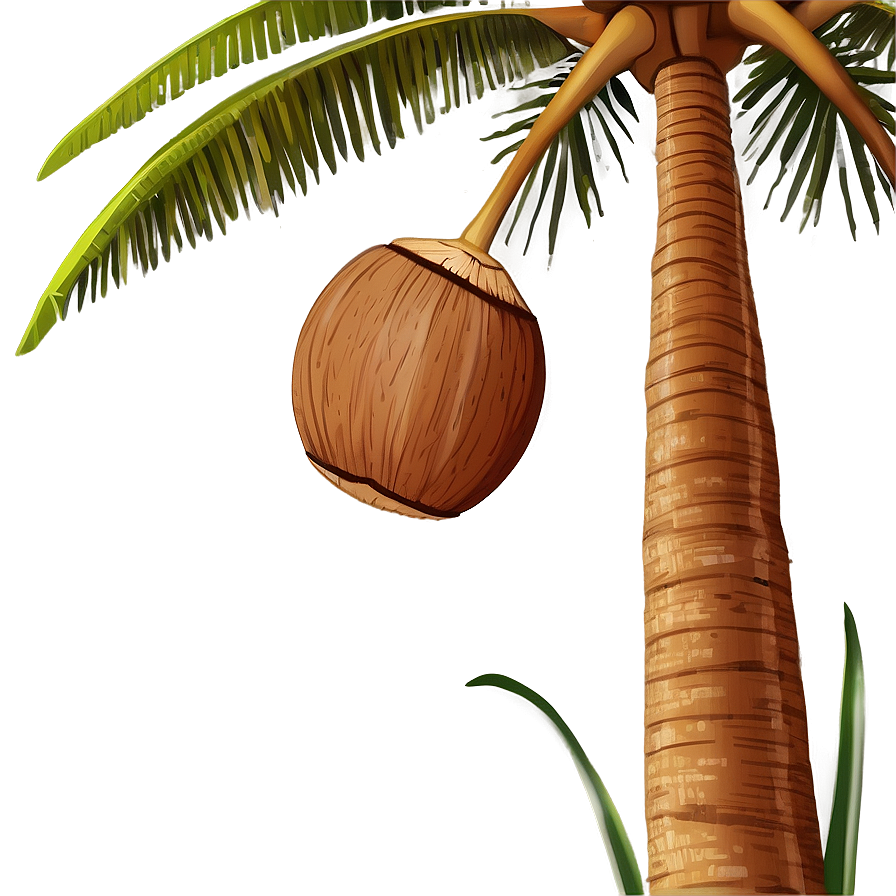 Coconut Tree With Coconuts Png 06202024 PNG Image