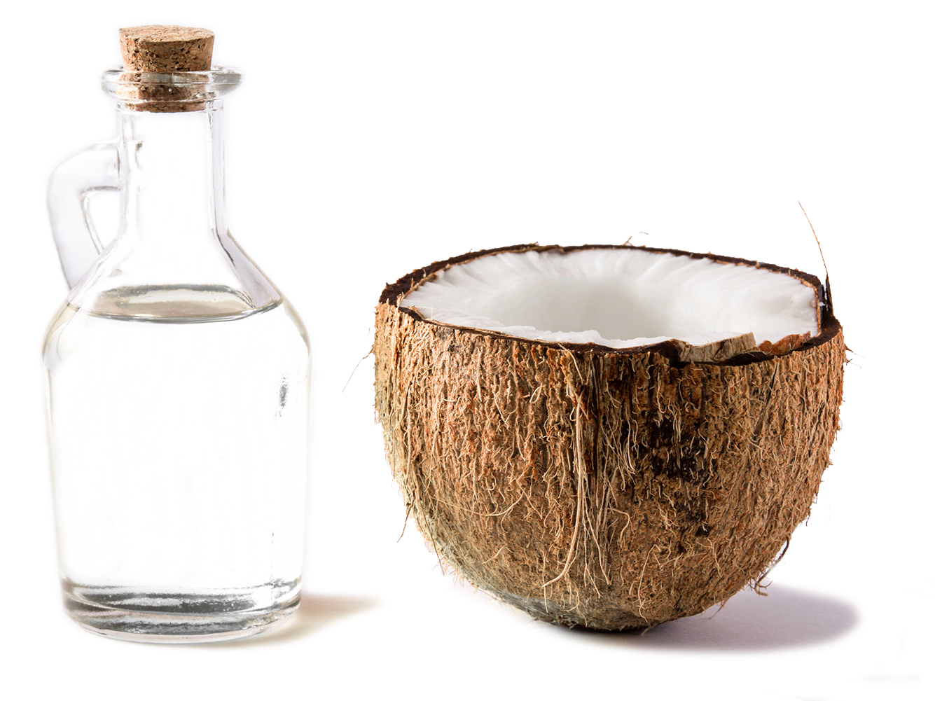 Coconutand Coconut Oil PNG Image