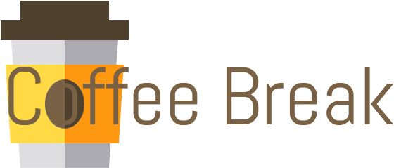 Coffee Break Logo Design PNG Image