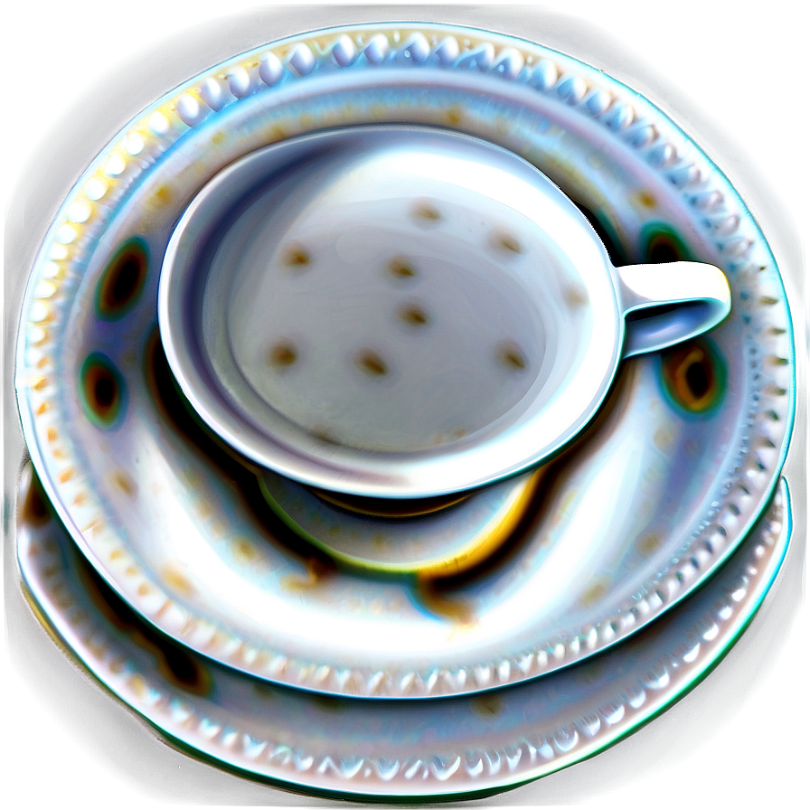 Coffee Cup And Saucer Set Png Aat PNG Image