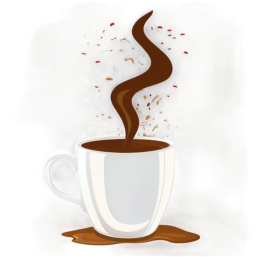 Coffee Splash Cartoon Png 06272024 PNG Image