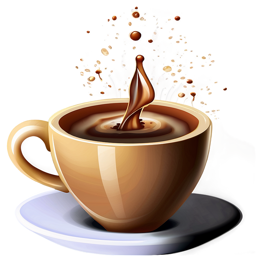 Coffee Splash Cartoon Png Lpu20 PNG Image