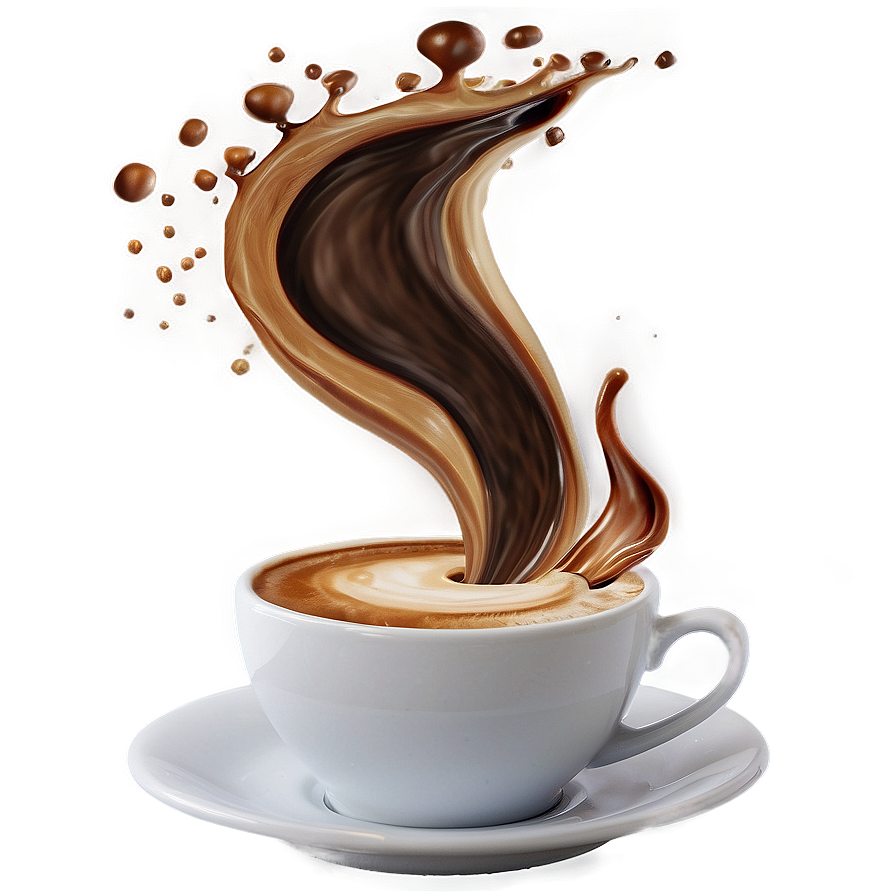 Coffee Splash Effect Png Whh7 PNG Image