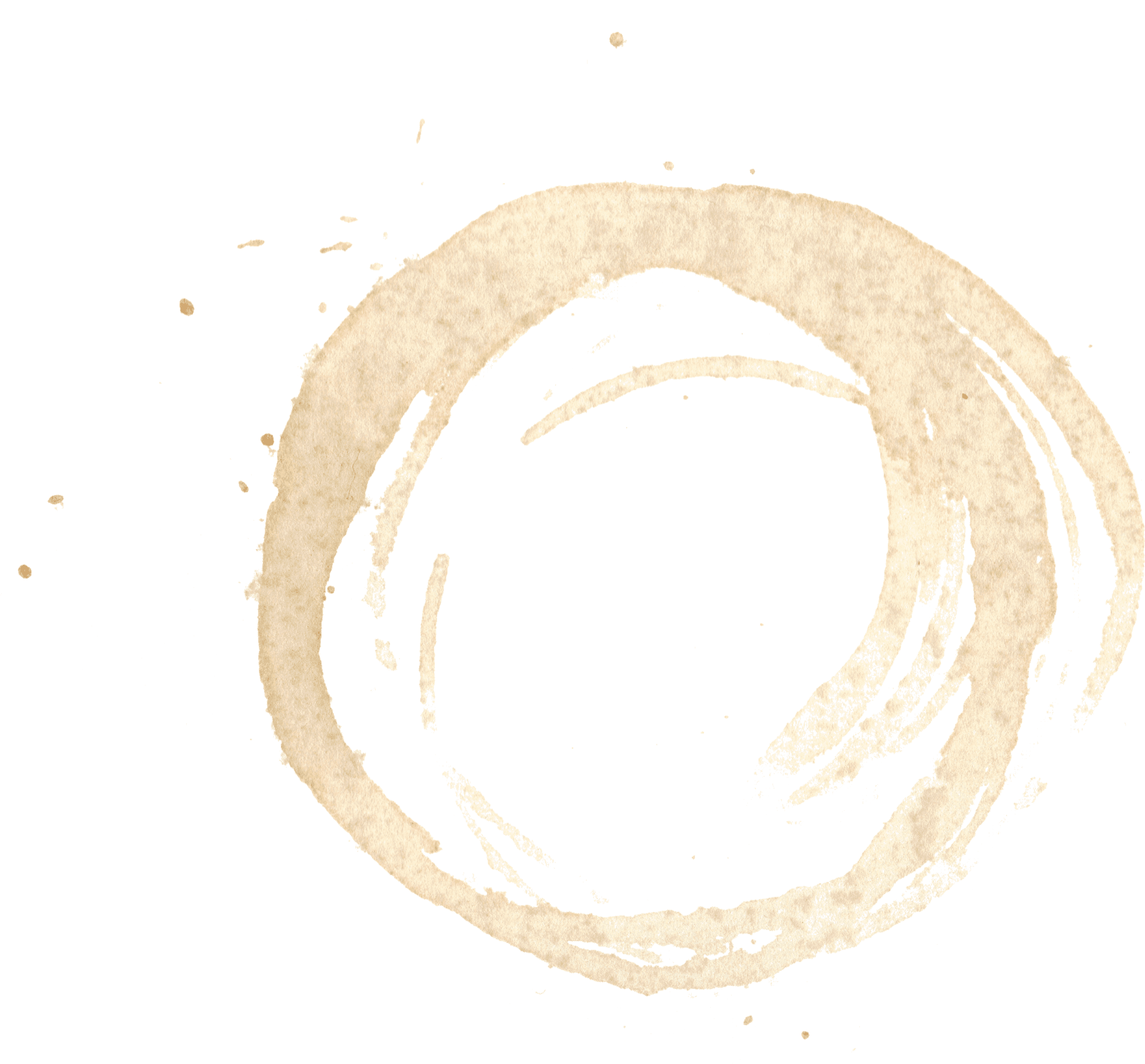 Coffee Stain Ring Texture PNG Image