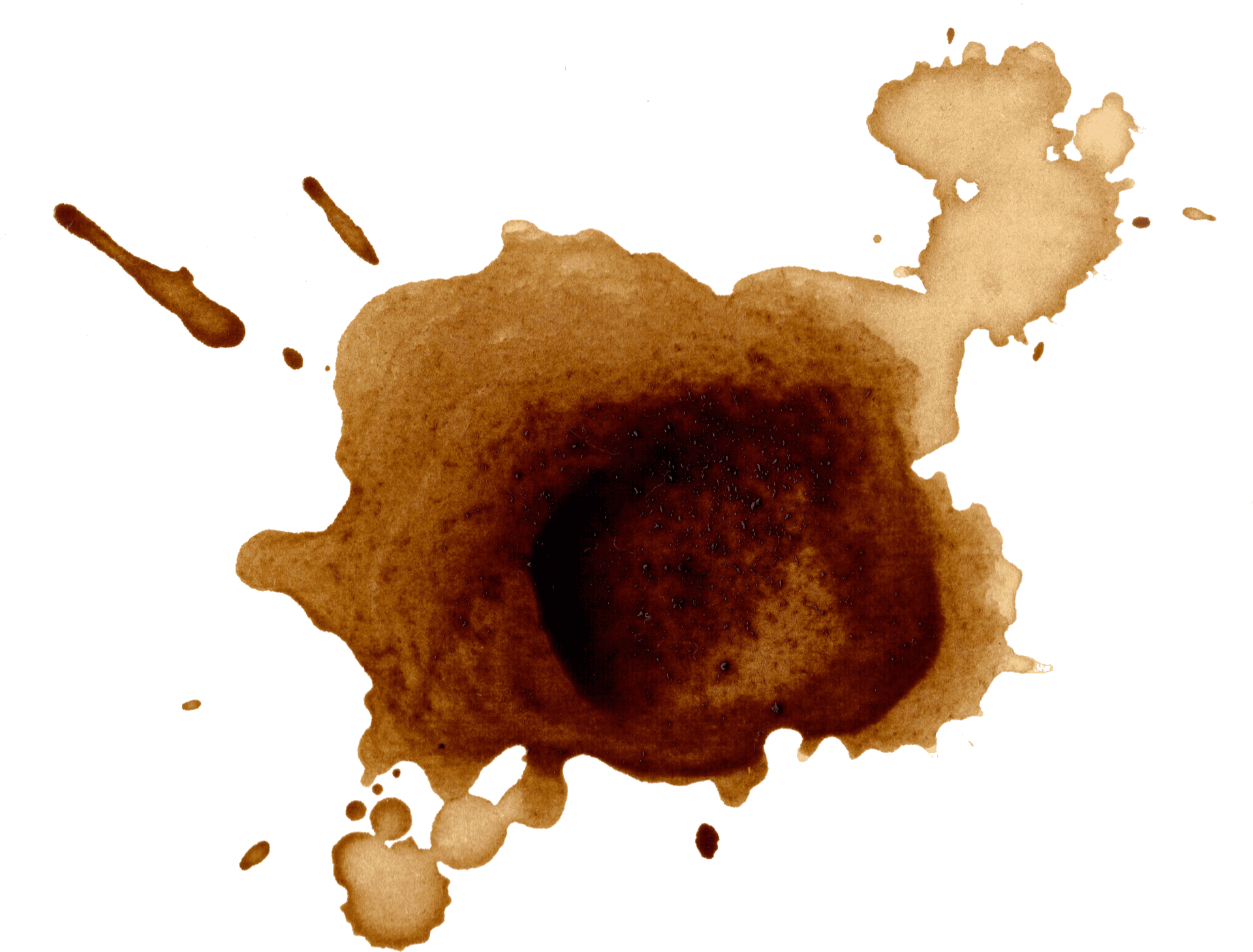 Coffee Stain Spill Texture.png PNG Image