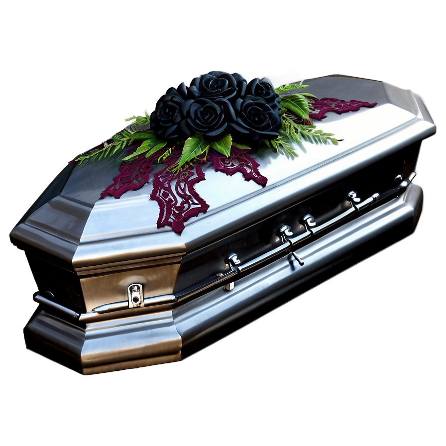 Coffin With Lace Png Ems PNG Image