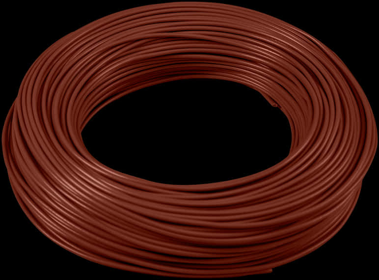 Coiled Copper Wire PNG Image