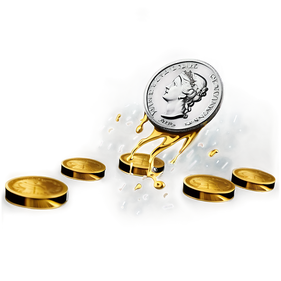 Coin Splash Png 05252024 PNG Image