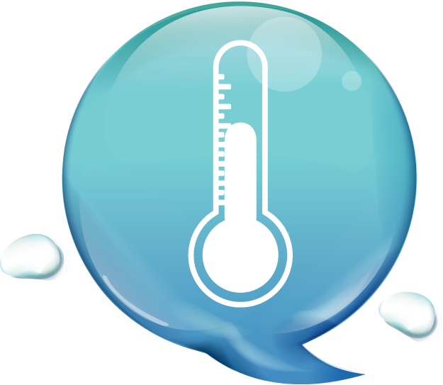 Cold Temperature Chat Bubble Icon PNG Image