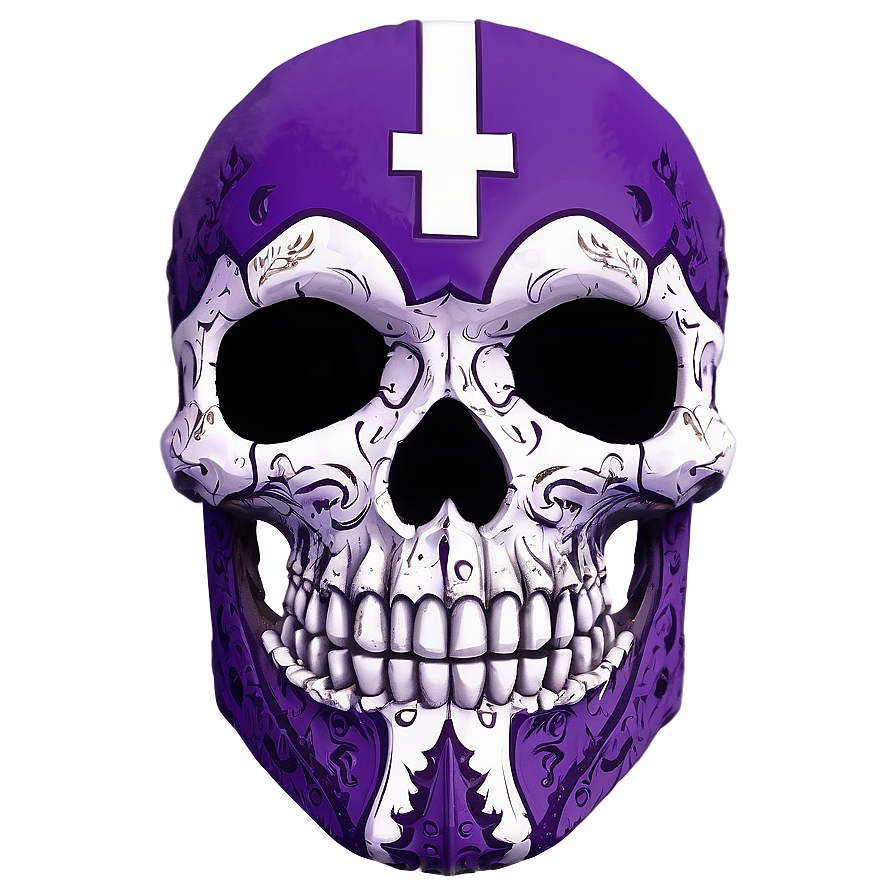 Collectible Purple Skull Trooper Art Png Gio26 PNG Image