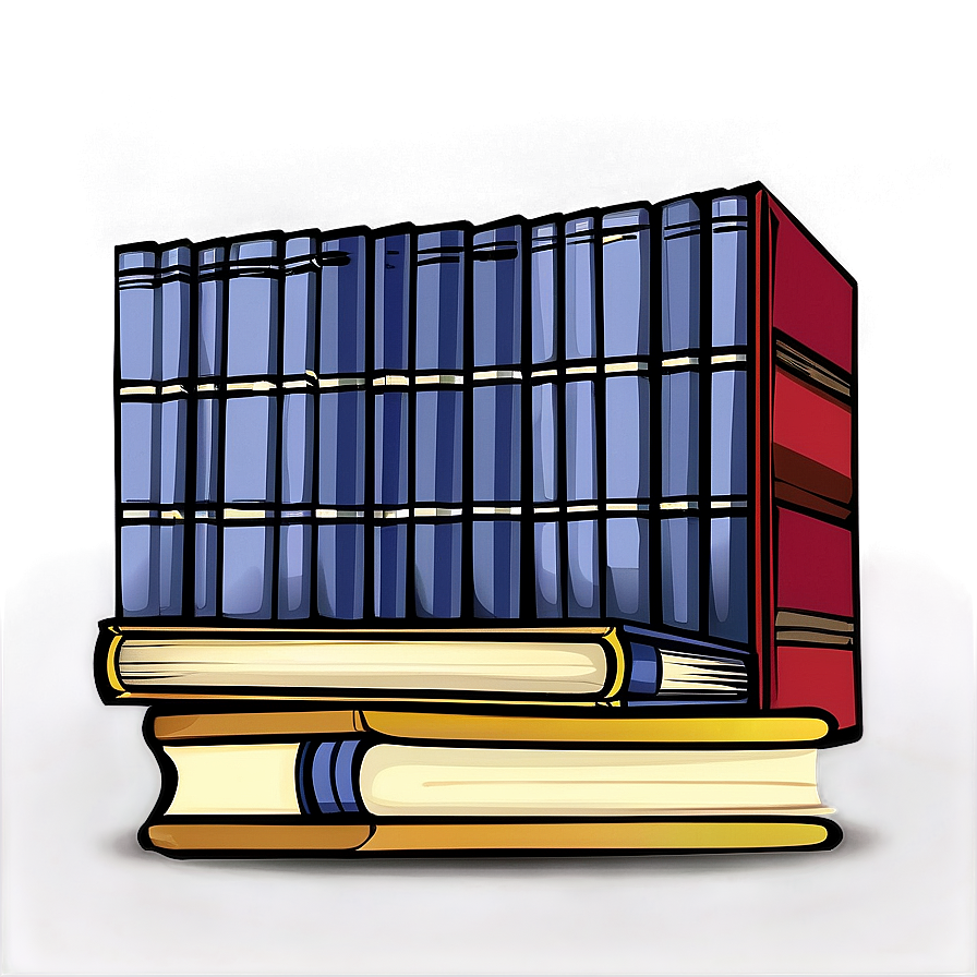 College Library Books Png Blm PNG Image