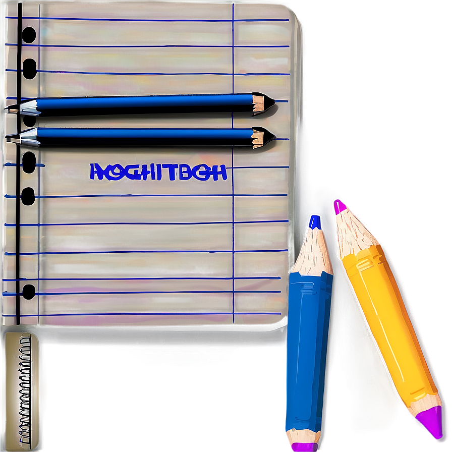 College Ruled Notebook Png Uxx PNG Image