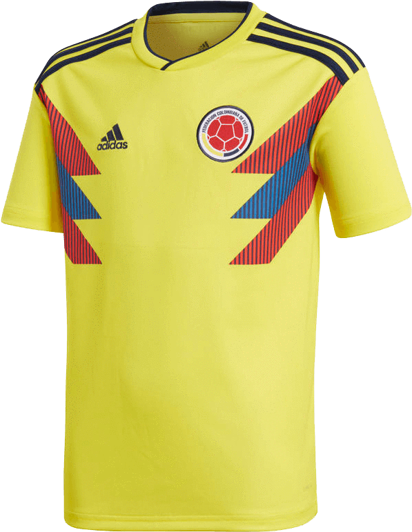 Colombia National Football Jersey Adidas PNG Image