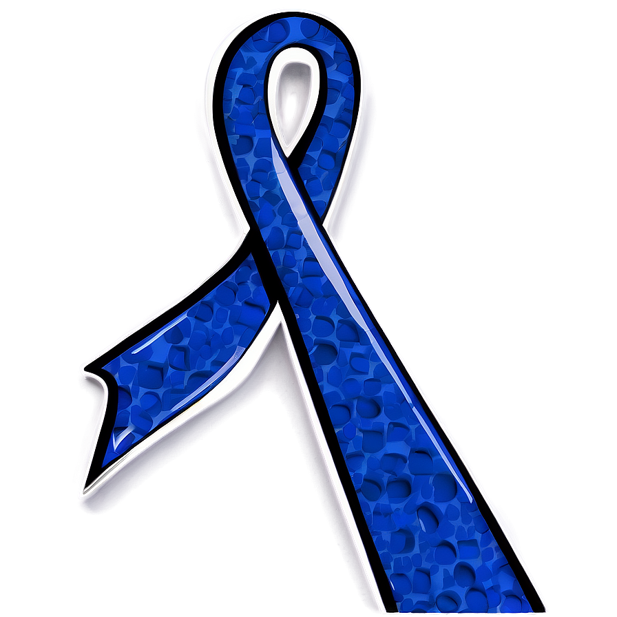 Colon Cancer Ribbon B PNG Image