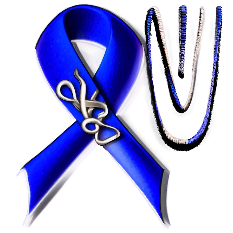 Colon Cancer Warrior Ribbon Png Mbw22 PNG Image