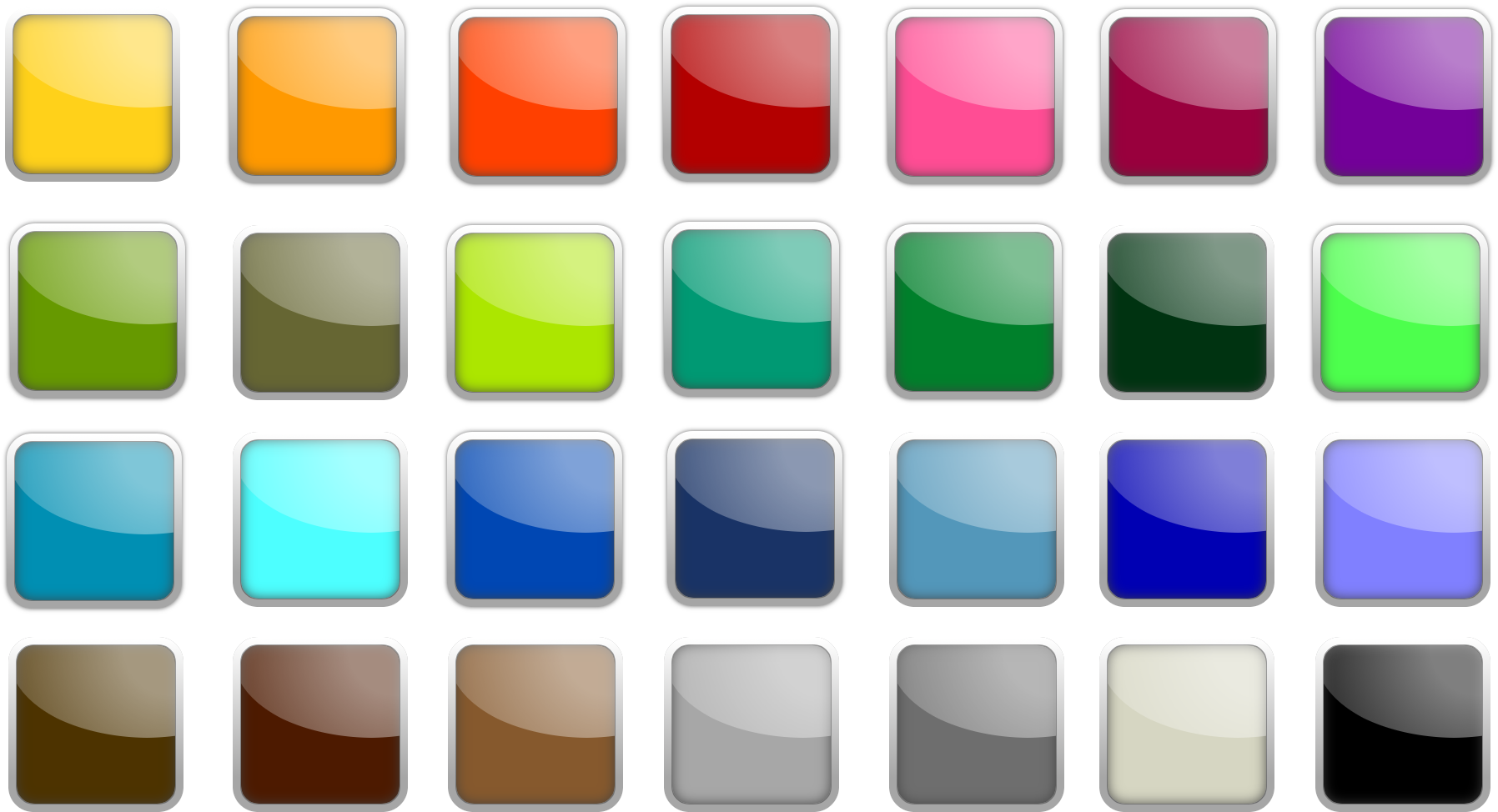 Color_ Spectrum_ Swatches_ Grid PNG Image