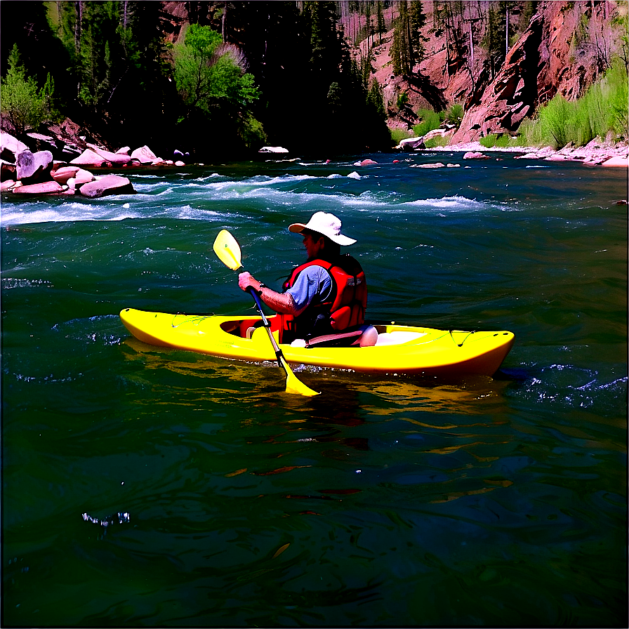 Colorado Kayaking Rivers Png 06112024 PNG Image