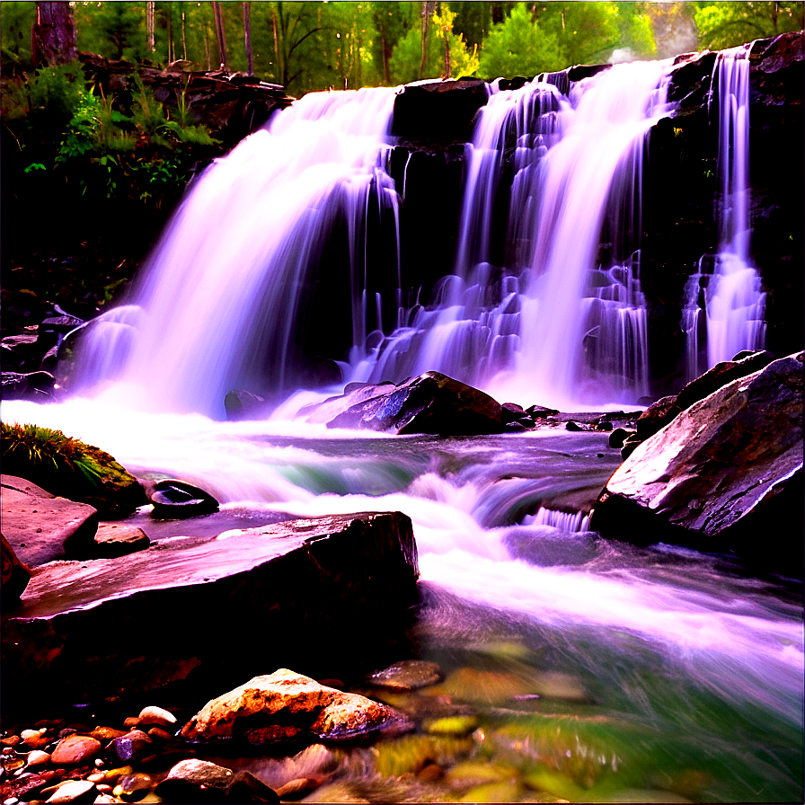 Colorado Waterfalls Png 06112024 PNG Image