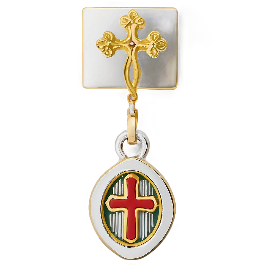 Colored Catholic Cross Aspect Png 16 PNG Image