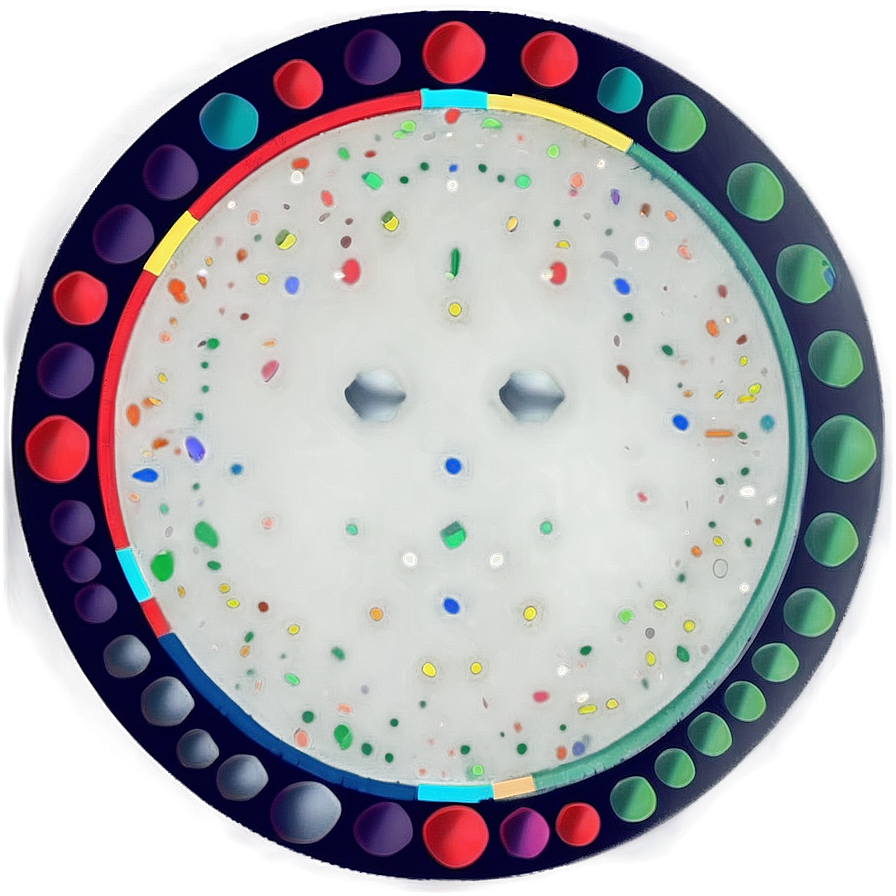 Colored Dotted Circle Png 38 PNG Image