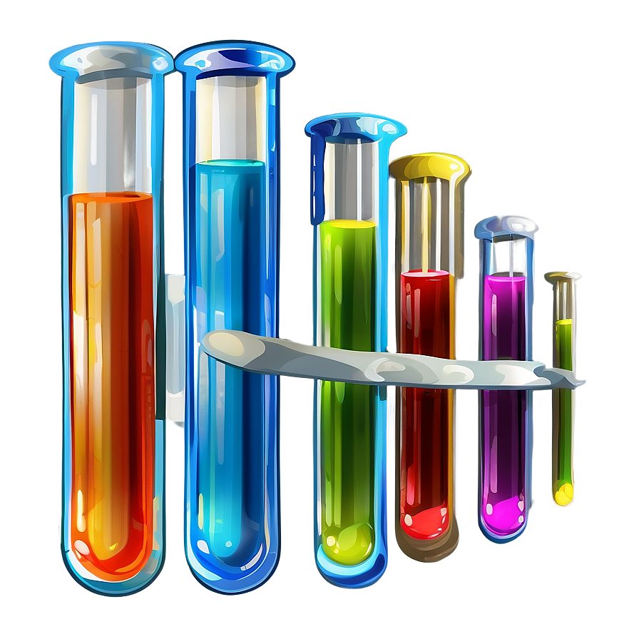 Colored Liquid Test Tubes Png Qio94 PNG Image