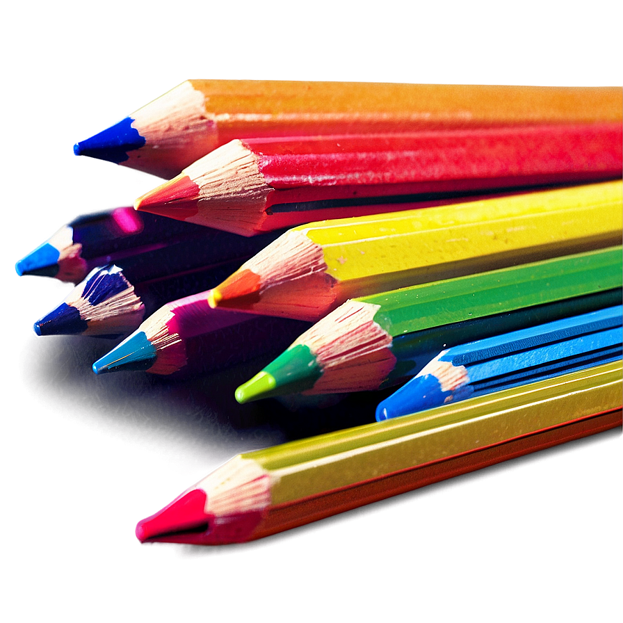 Colored Pencil Artwork Png 06212024 PNG Image