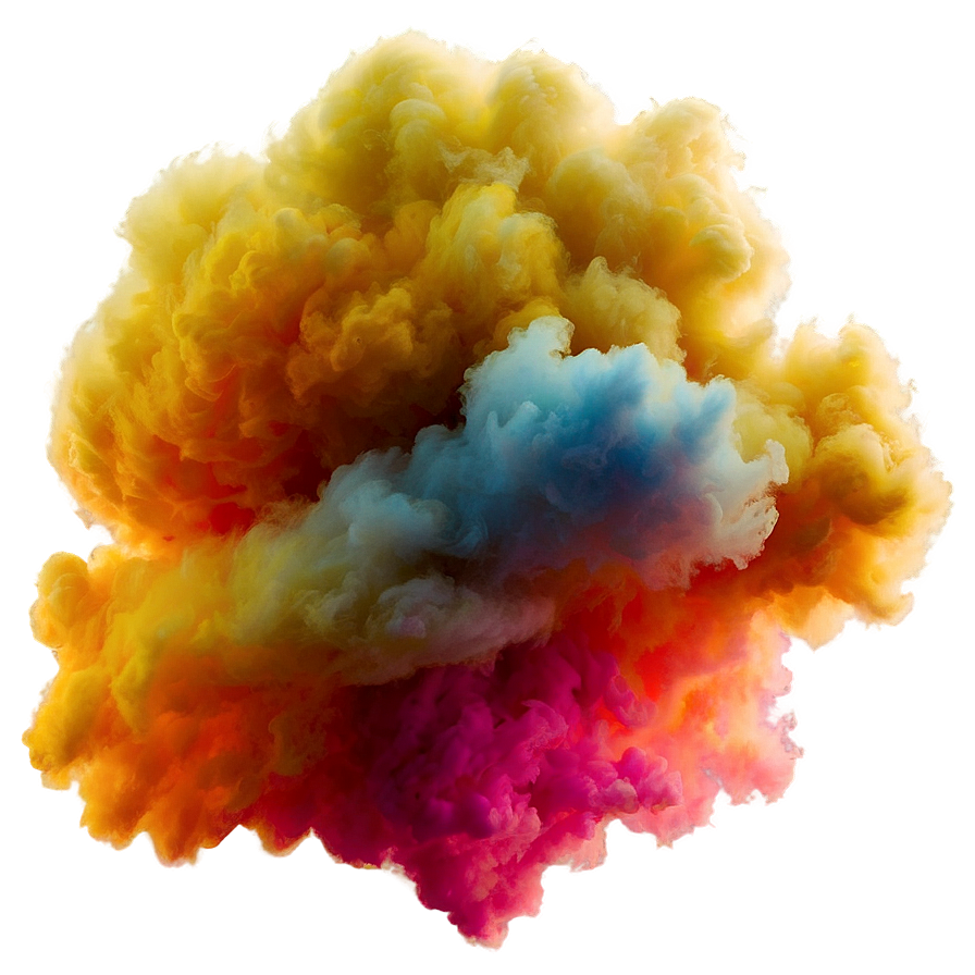 Colored Smoke Cloud Png 83 PNG Image