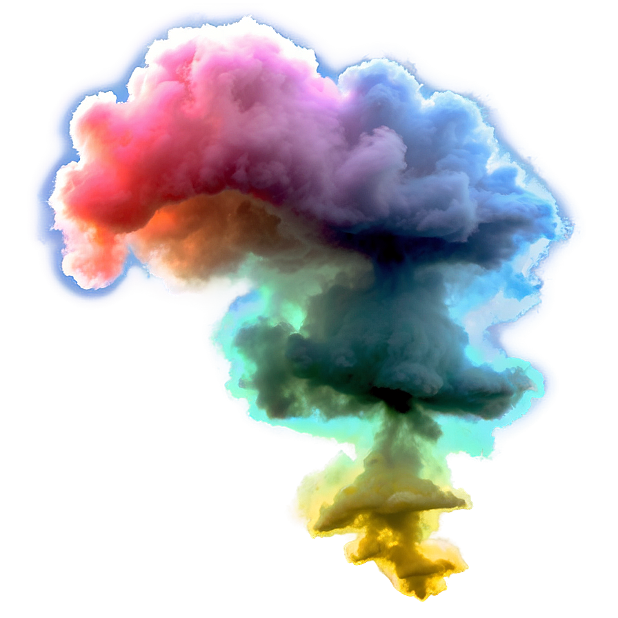 Colored Smoke Clouds Png Btl PNG Image