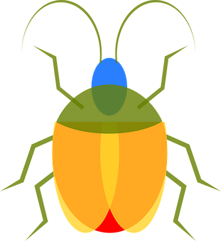 Colorful_ Abstract_ Insect_ Illustration PNG Image