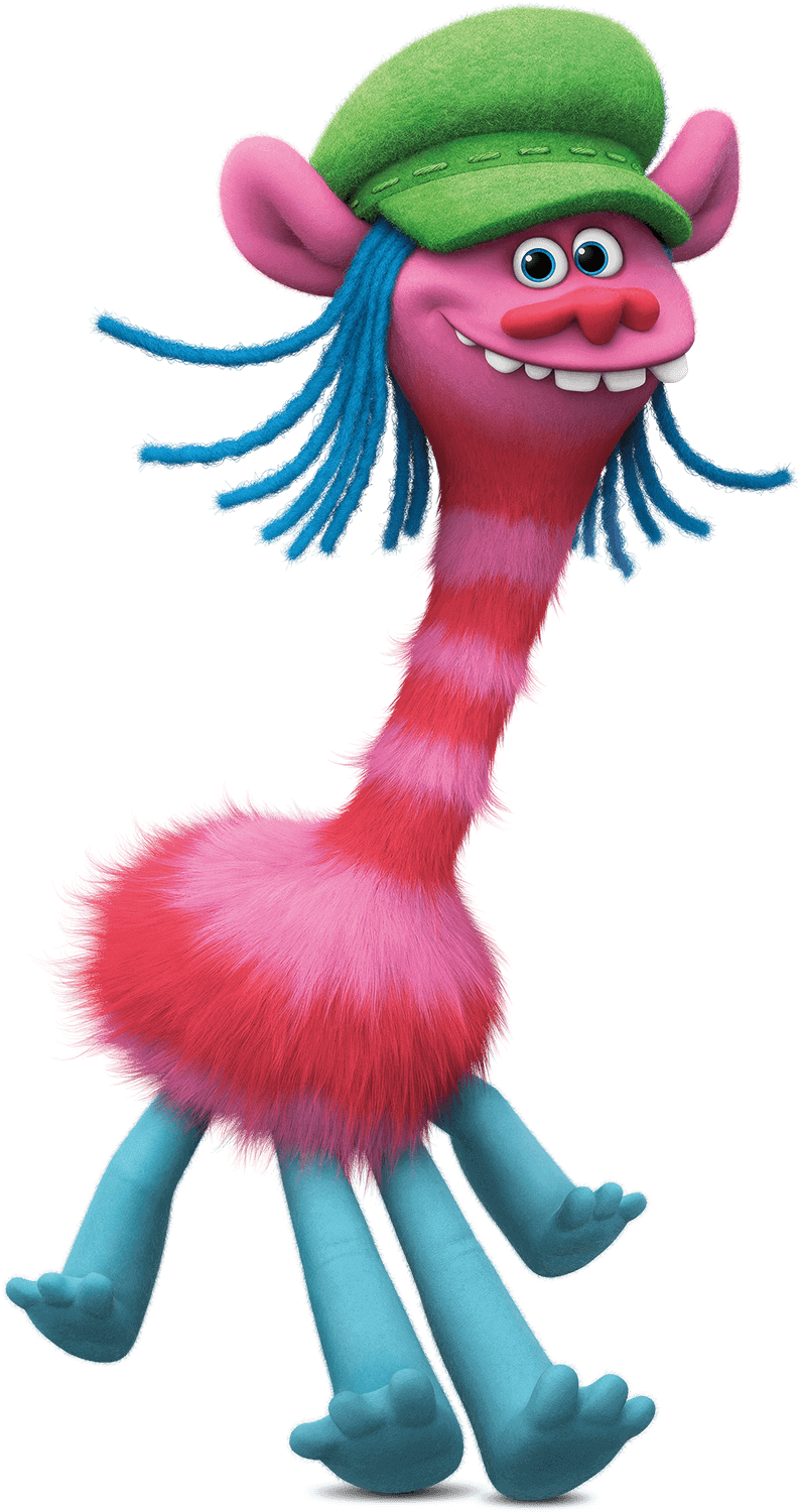 Colorful_ Animated_ Troll_ Character PNG Image