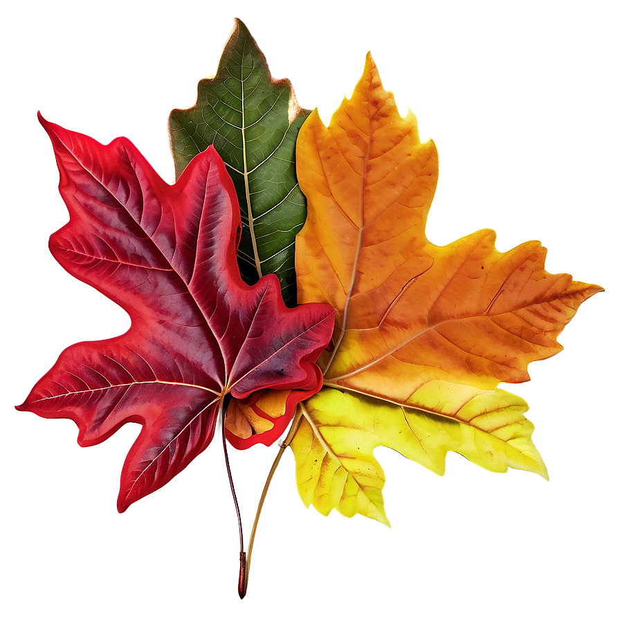 Colorful Autumn Leaves Png Pyu63 PNG Image