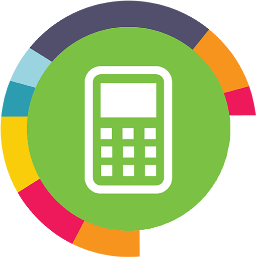 Colorful Background Calculator Icon.png PNG Image