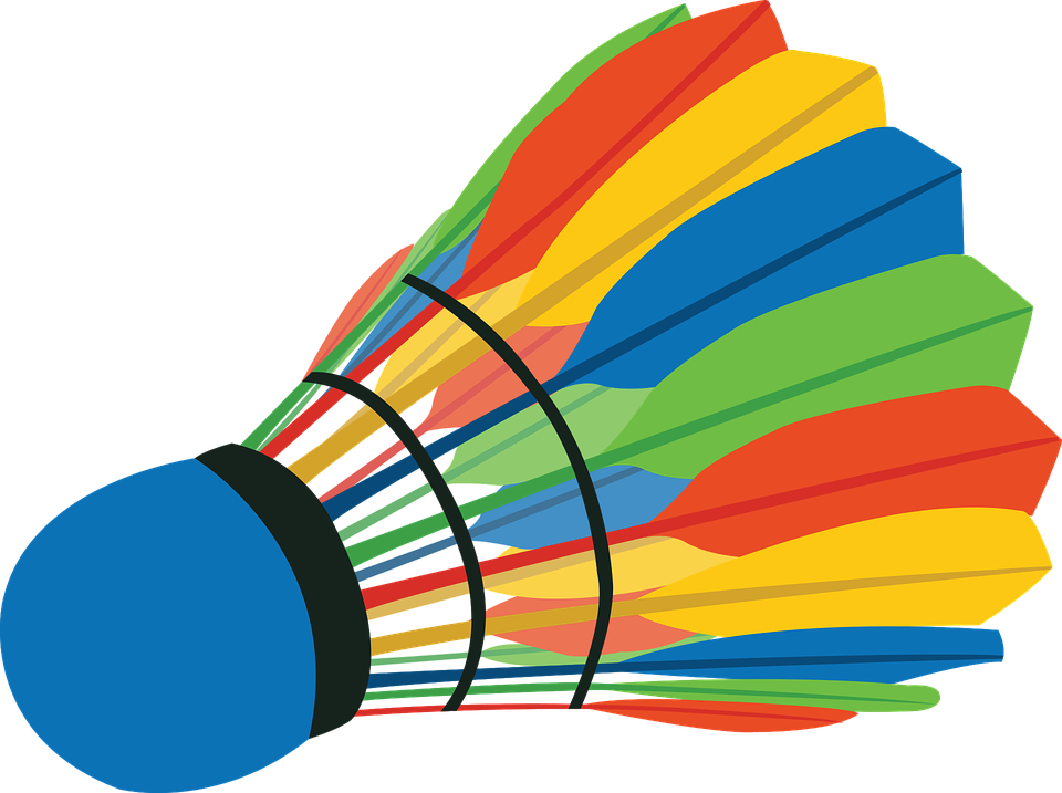 Colorful Badminton Shuttlecock PNG Image