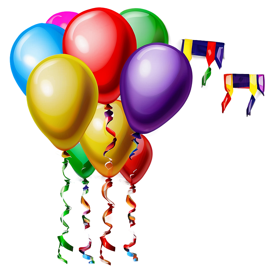 Colorful Balloons Png 36 PNG Image