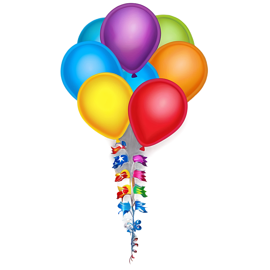 Colorful Balloons Png Mxk63 PNG Image