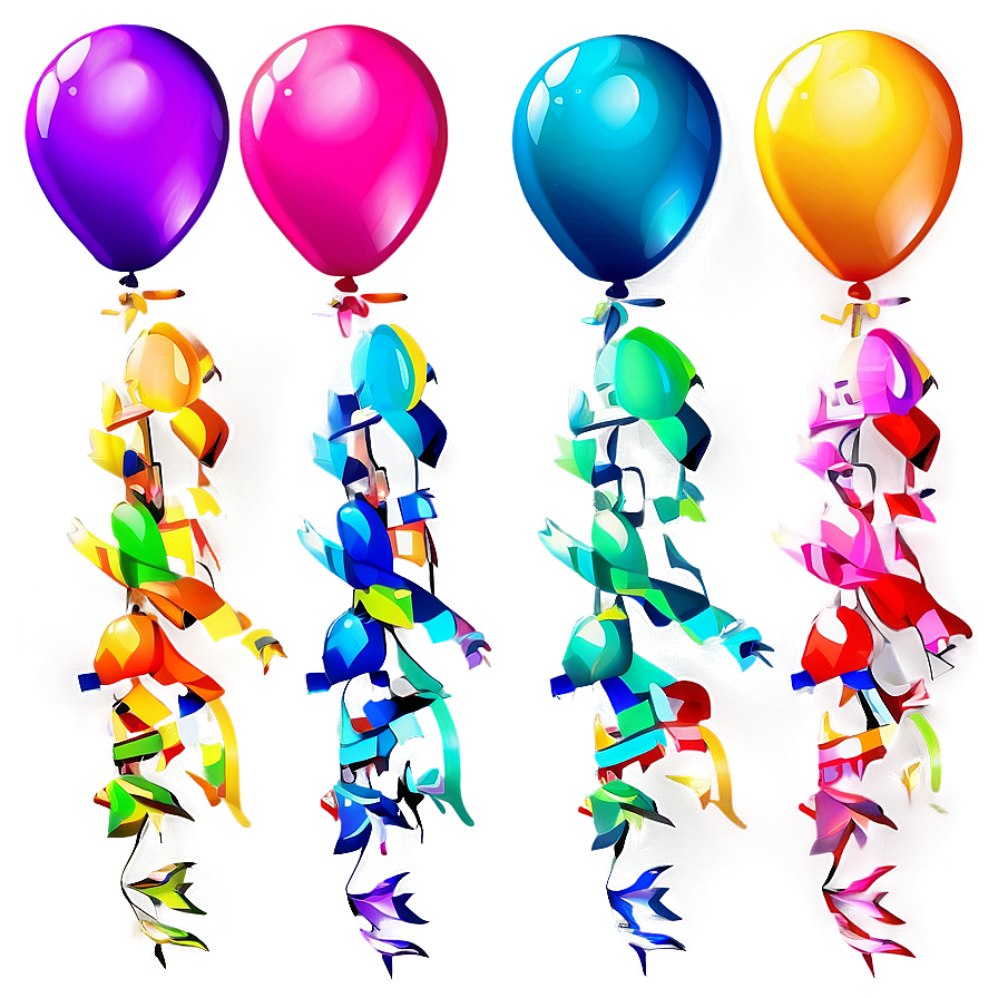 Colorful Balloons Png Tmv95 PNG Image