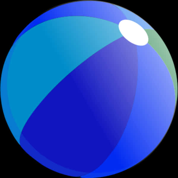 Colorful Beach Ball Graphic PNG Image