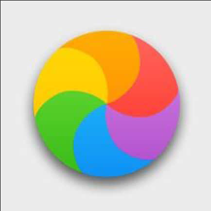 Colorful Beach Ball Simple Background PNG Image