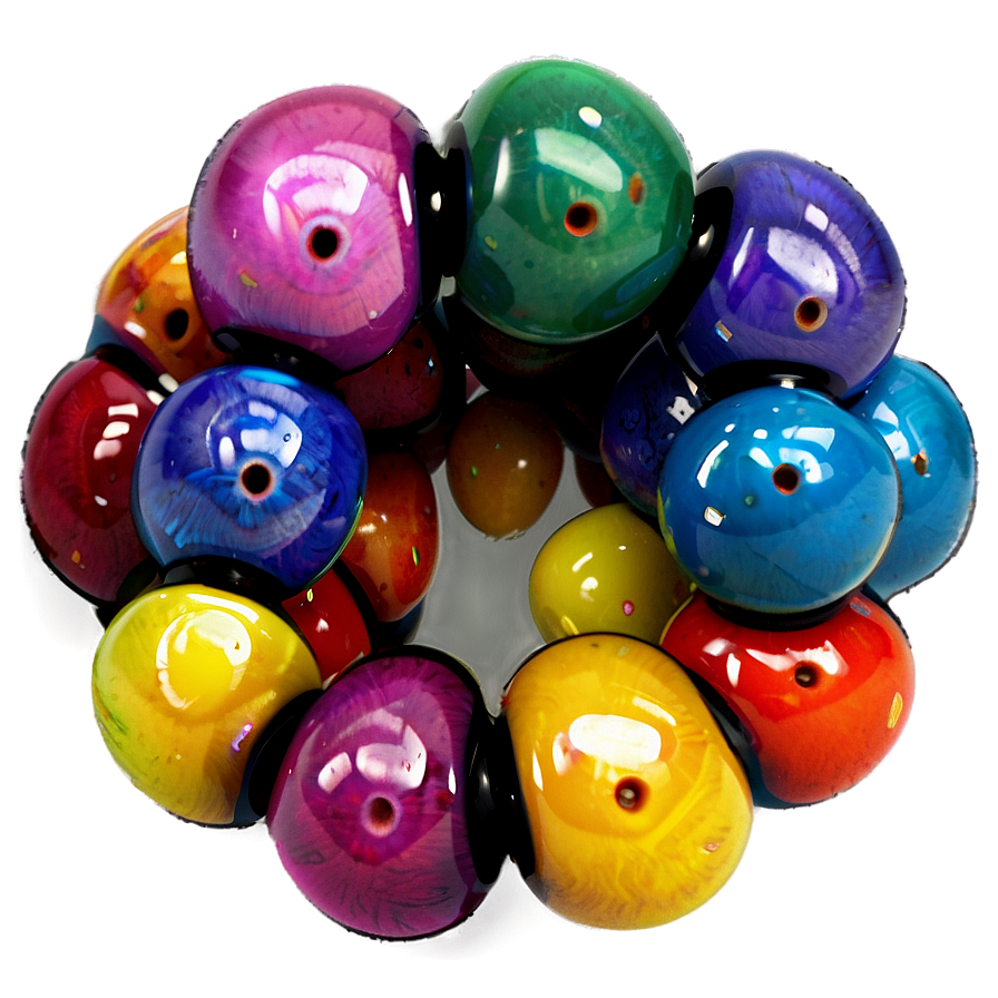 Colorful Beads Png Dxu84 PNG Image