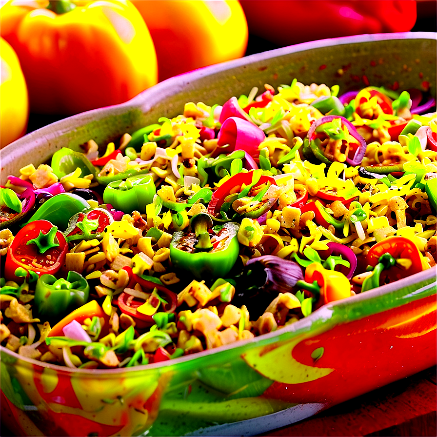 Colorful Bell Pepper Paella Png 68 PNG Image