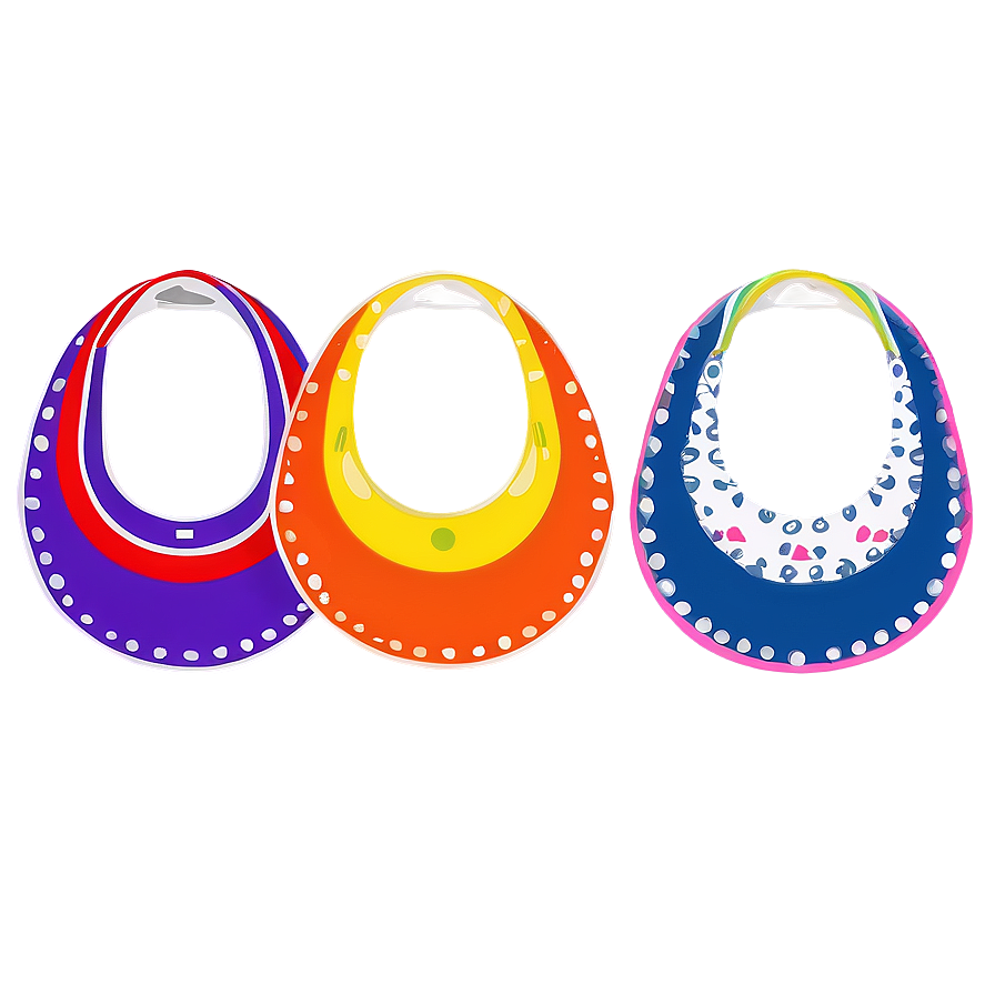 Colorful Bib Collection Png 06292024 PNG Image