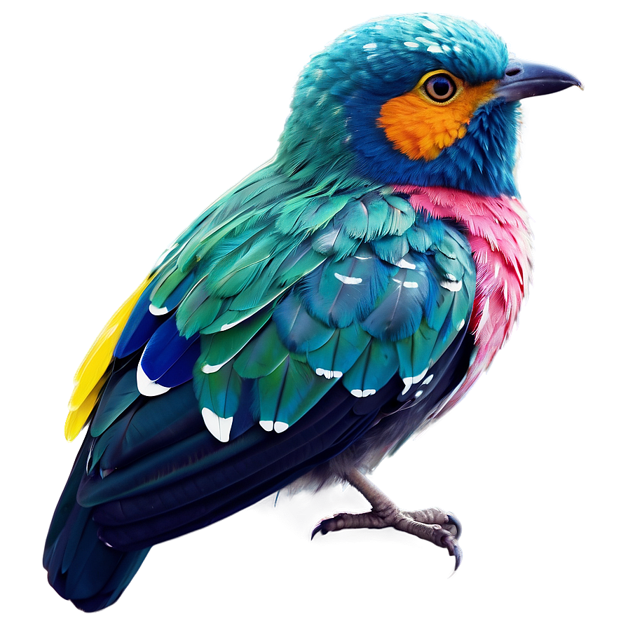 Colorful Bird Species Picture Png Vyw PNG Image