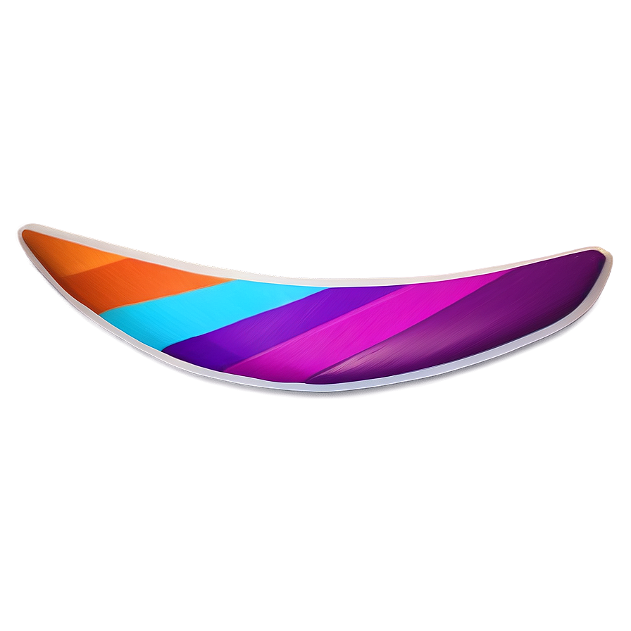 Colorful Boomerang Png Oit PNG Image