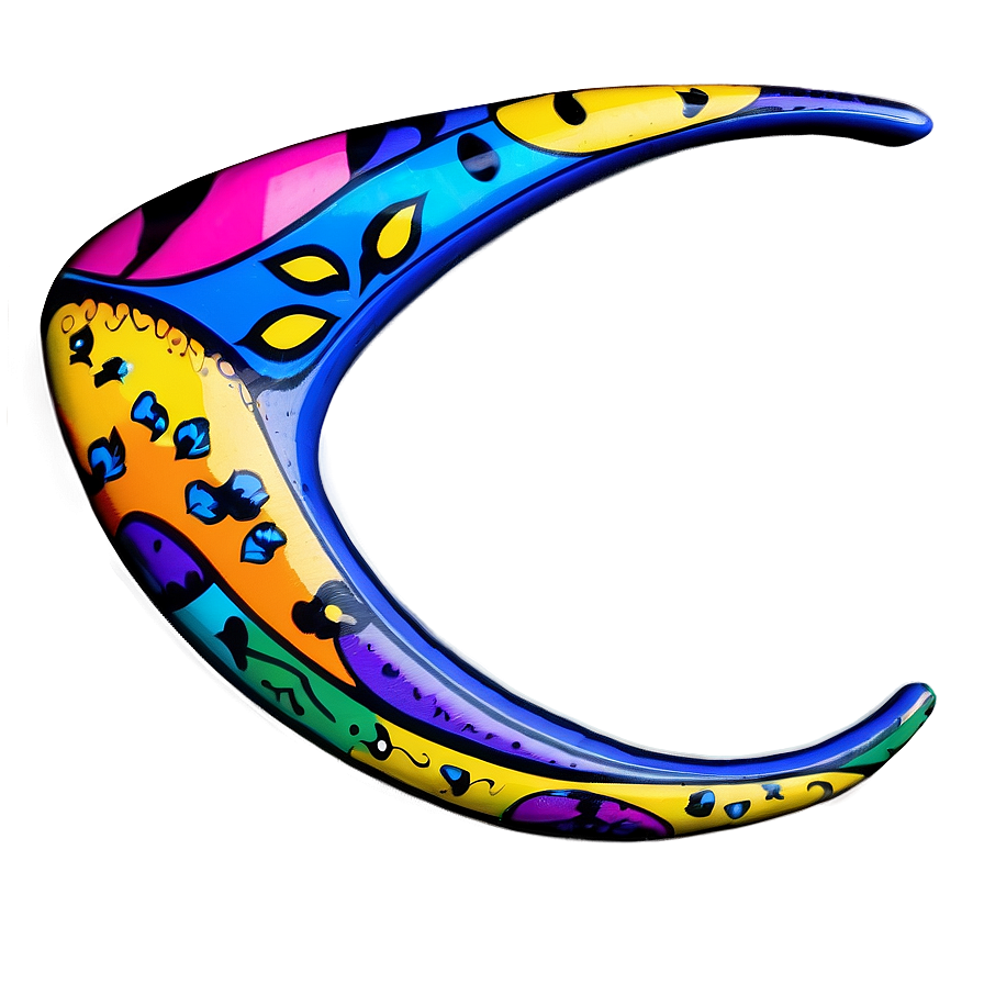 Colorful Boomerang Png Qjh4 PNG Image