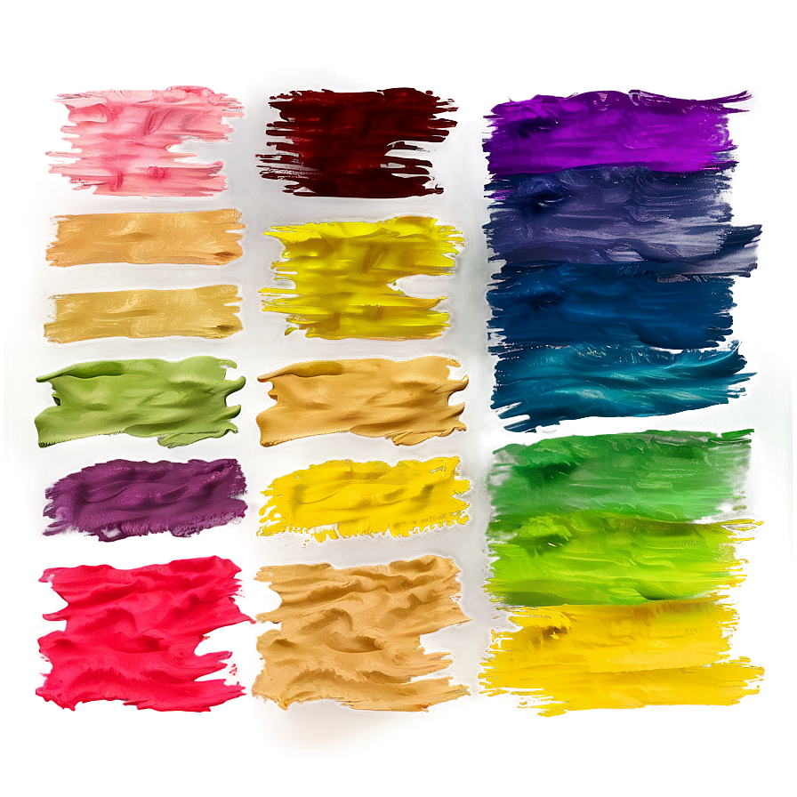 Colorful Brushstroke Texture Png Lpp90 PNG Image