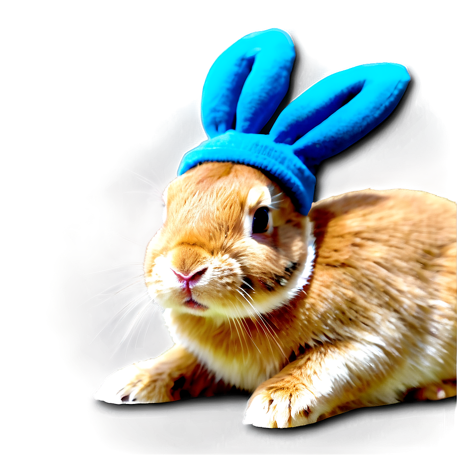 Colorful Bunny Hat Vibrant Png Lwh PNG Image