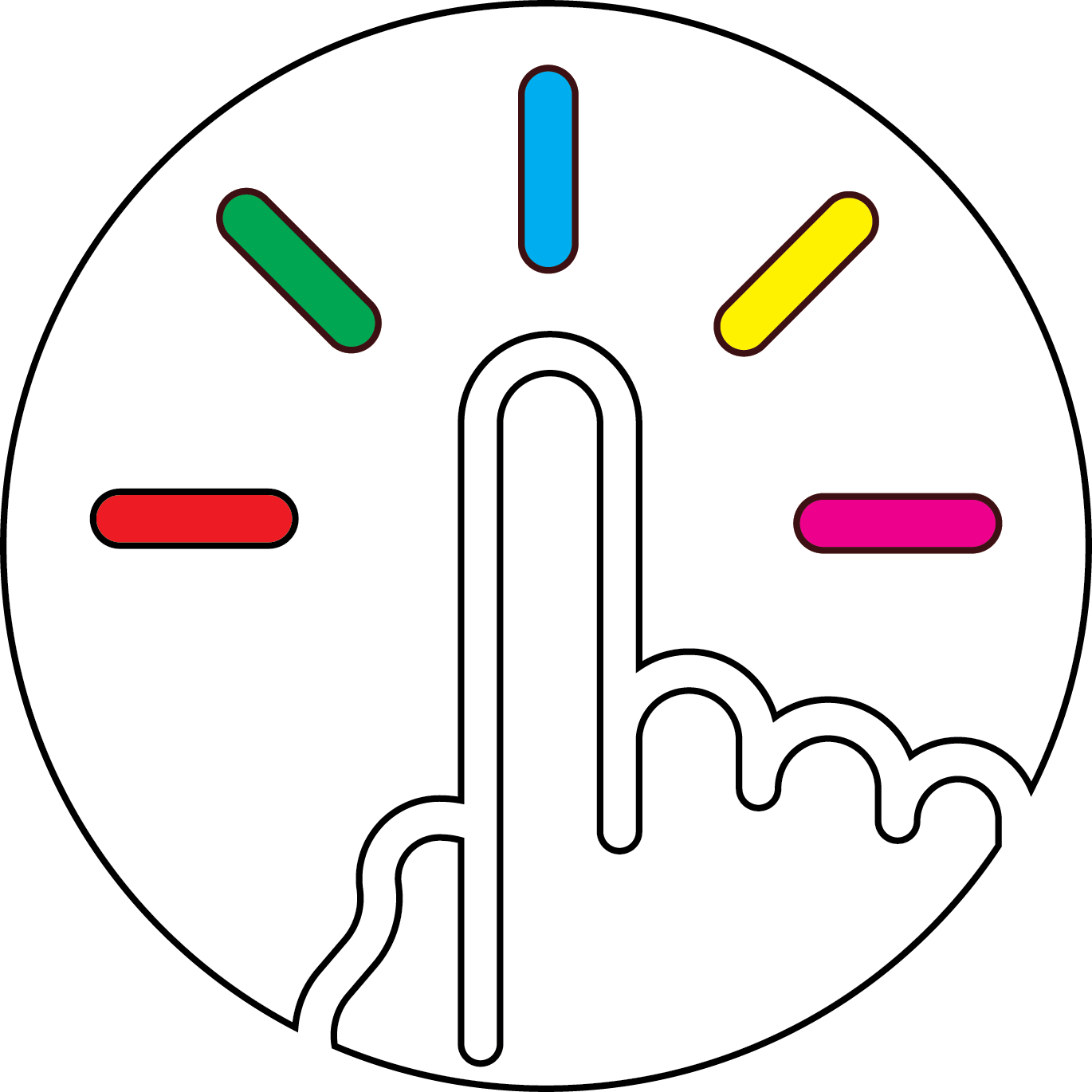 Colorful_ Calculator_ Icon_with_ Hand_ Cursor PNG Image