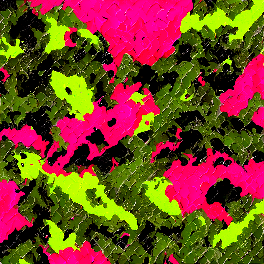 Colorful Camouflage Print Png 55 PNG Image