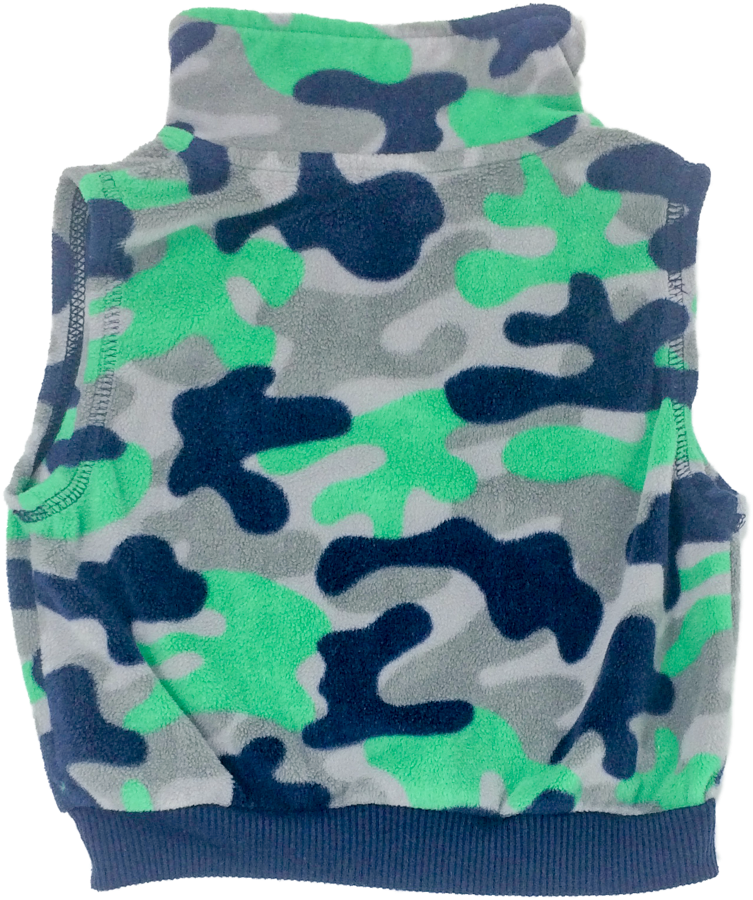 Colorful Camouflage Sweater Vest PNG Image